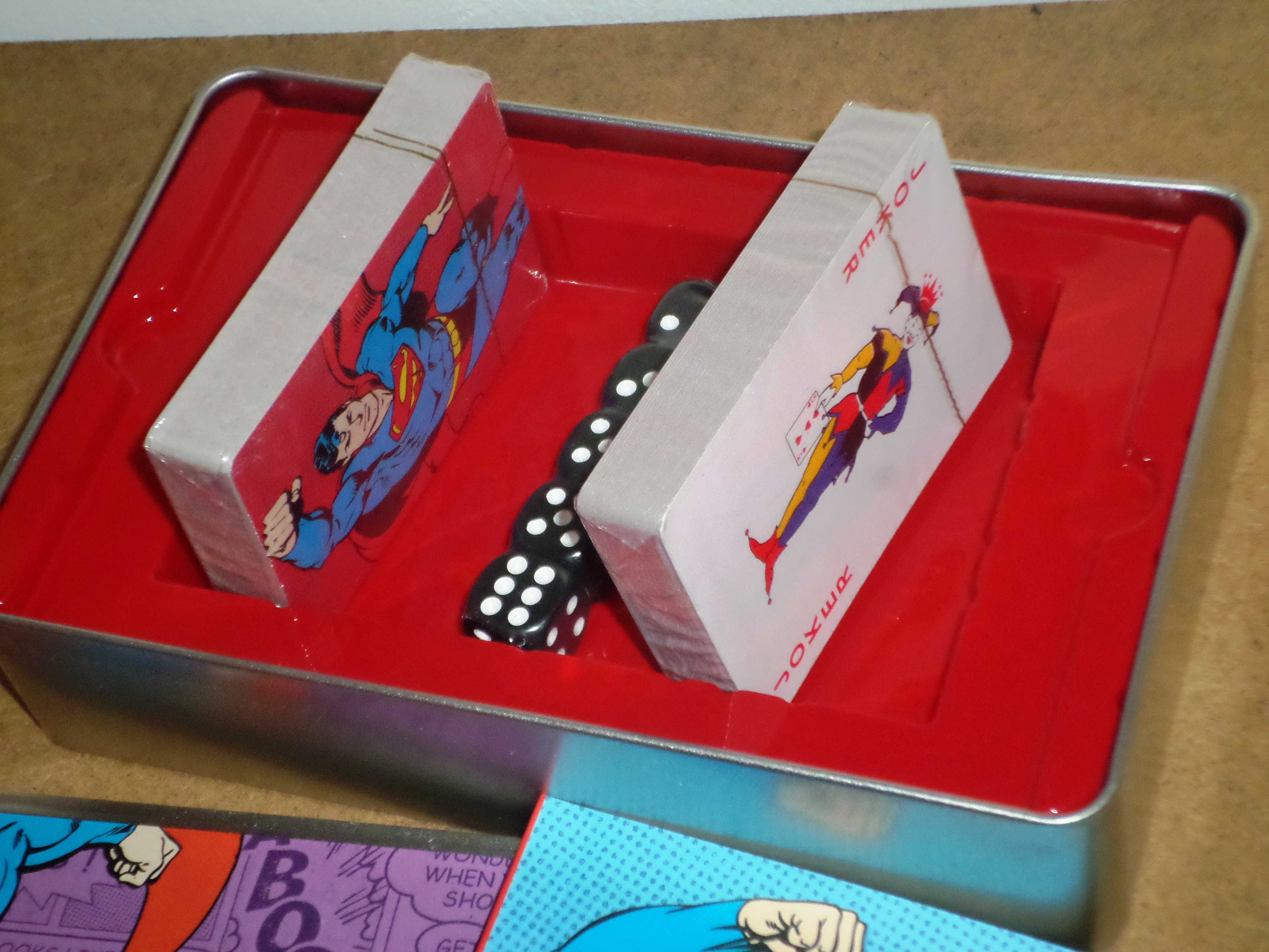 Carti de joc Superman sigilate de colectie, benzi desenate/jucarie