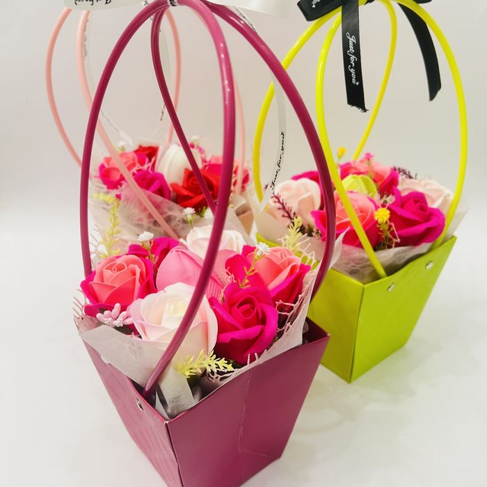 ТОП подарък за всеки повод кошници със сапунени рози и лалета