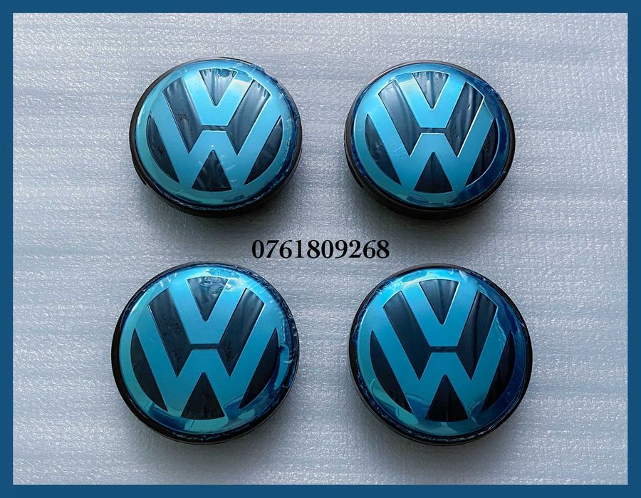 Set 4 capace 70mm 7L6601149B jante aliaj VW Touareg Transporter