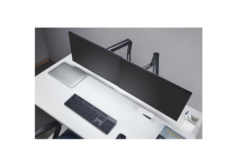 Стойка за два монитора Brateck с пружинен механизъм