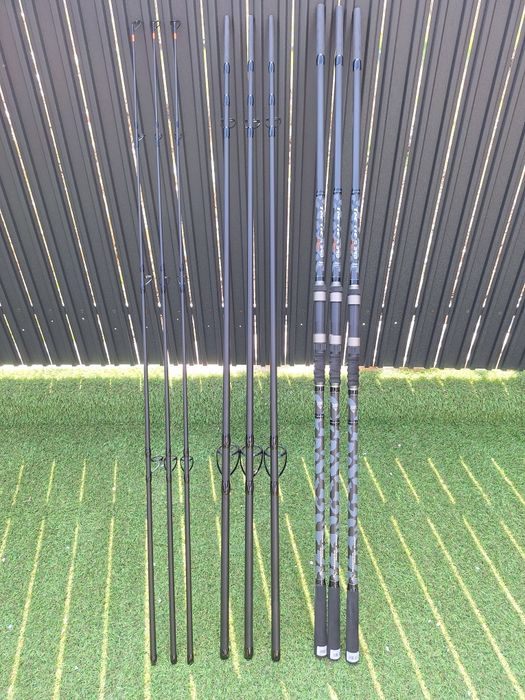 Set 3 lansete Diamant Alb Tactics 3.9m, 5 LBS , 3 segmente