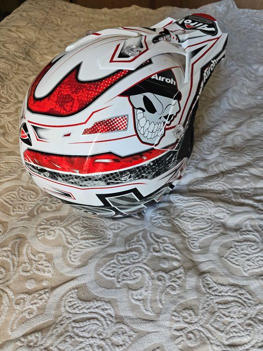 casca enduro Airoh M + ochelari fox