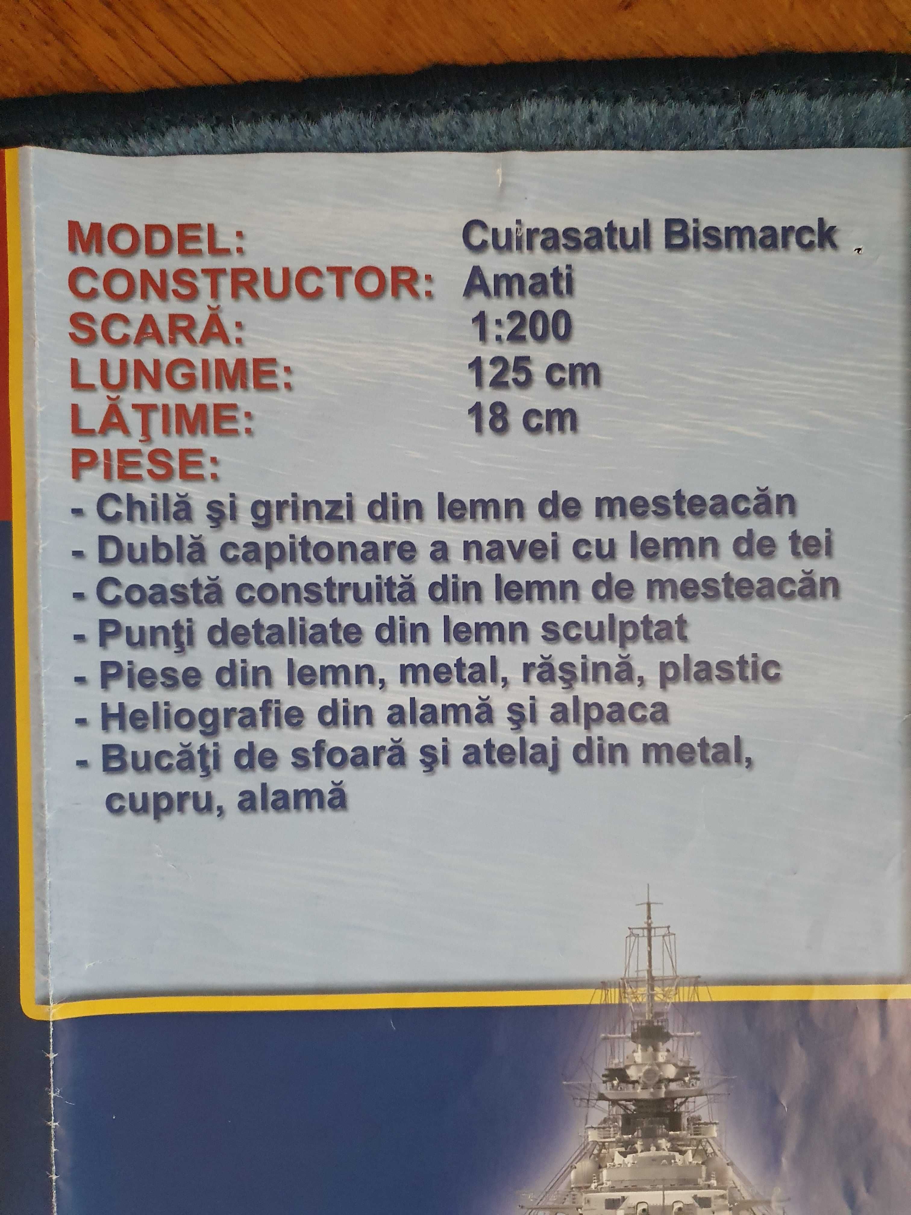 Macheta Cuirasat Bismark