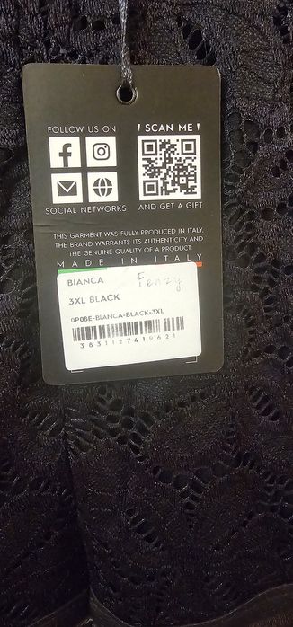 Нова дълга черна рокля Bianca