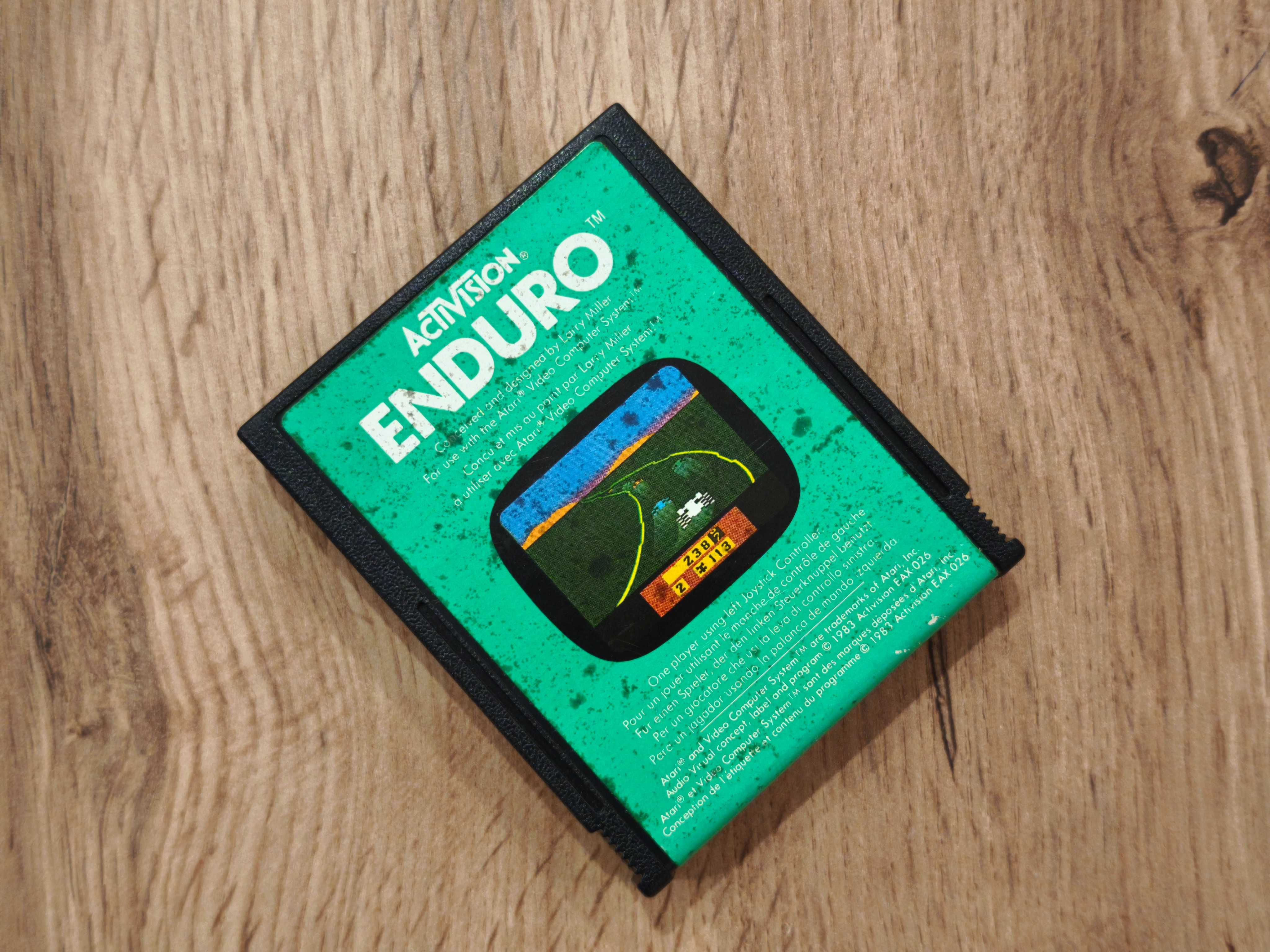 Cartuș / casete Activision Enduro pentru Atari 2600, 1983