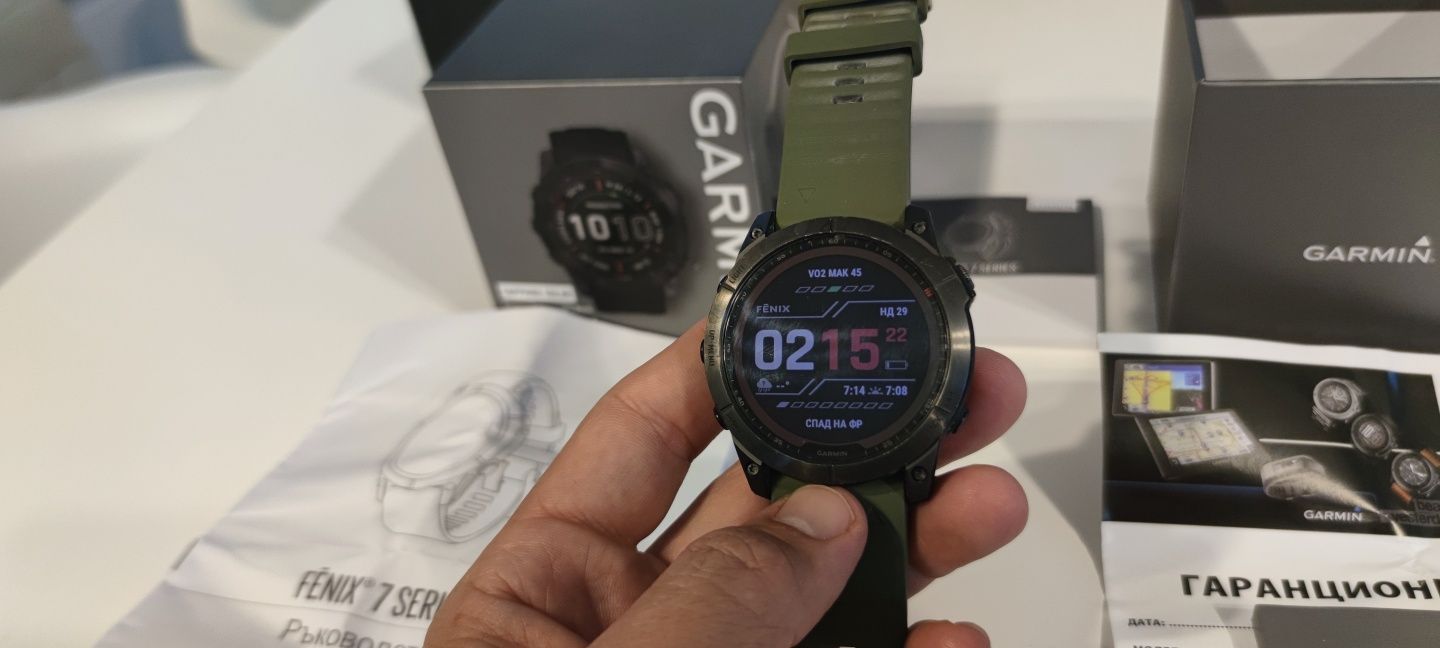 Продавам GARMIN Fenix 7X Sapphire SOLAR