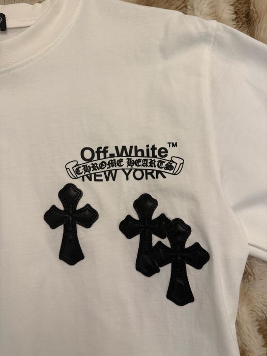 Chrome Hearts / Off white тениска S oversized