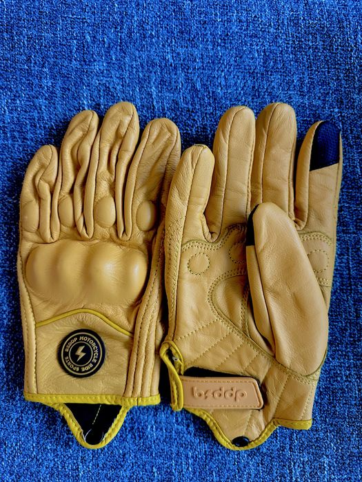 Manusi Moto Retro - Impermeabile marimea S Galbene