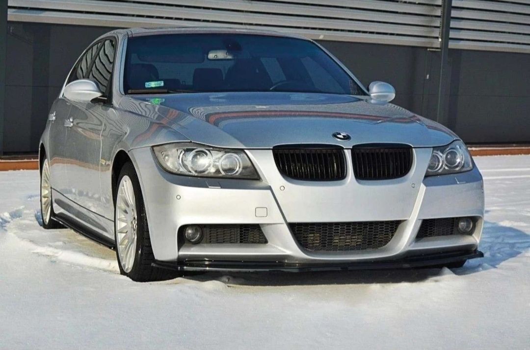 Prelungire lip spoiler sport bara fata BMW Seria 3 E90 E91 M tech