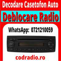 Cod Deblocare Radio Seat Audi Skoda VW Ford Fiat Chrysler Jeep Dodge