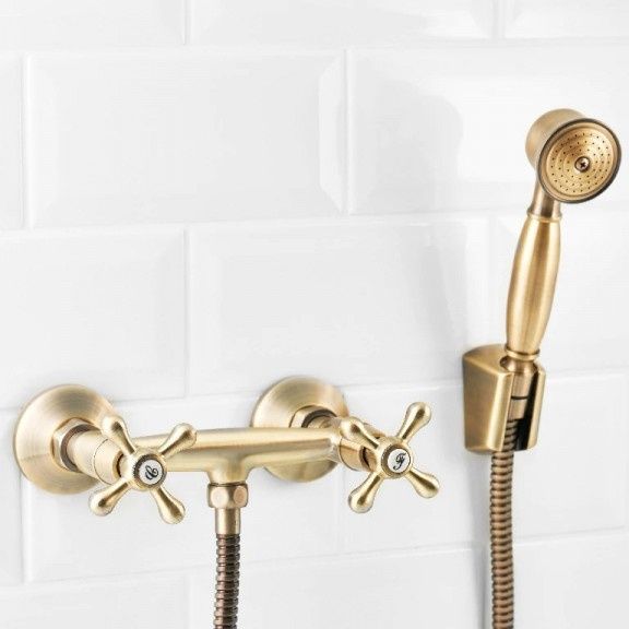 Baterie Cada Dus Baie Antichizata Retro Dubla Comanda LIVRARE GRATUITA