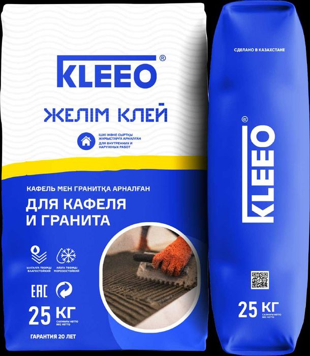 Клей для кафеля и гранита "KLEEO"