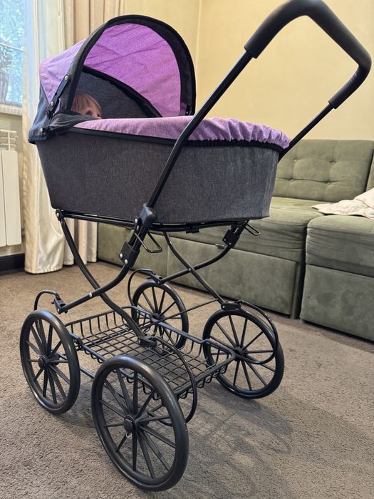 Продам коляску+ кукла Reborn 53 см