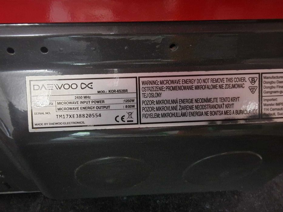 Cuptor cu microunde Daewoo