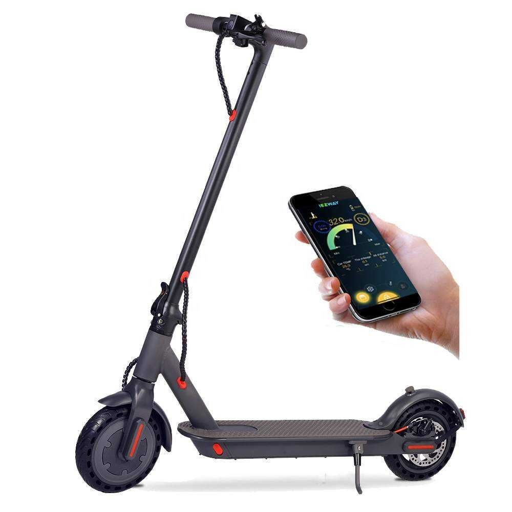 Електрическа тротинетка скутер със седалка и приложение E-scooter SM4