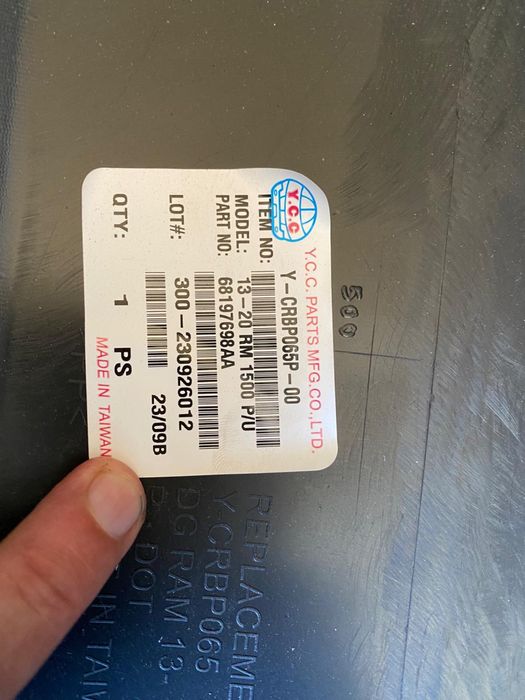 Чисто нова  предна броня за Dodge Ram 1500