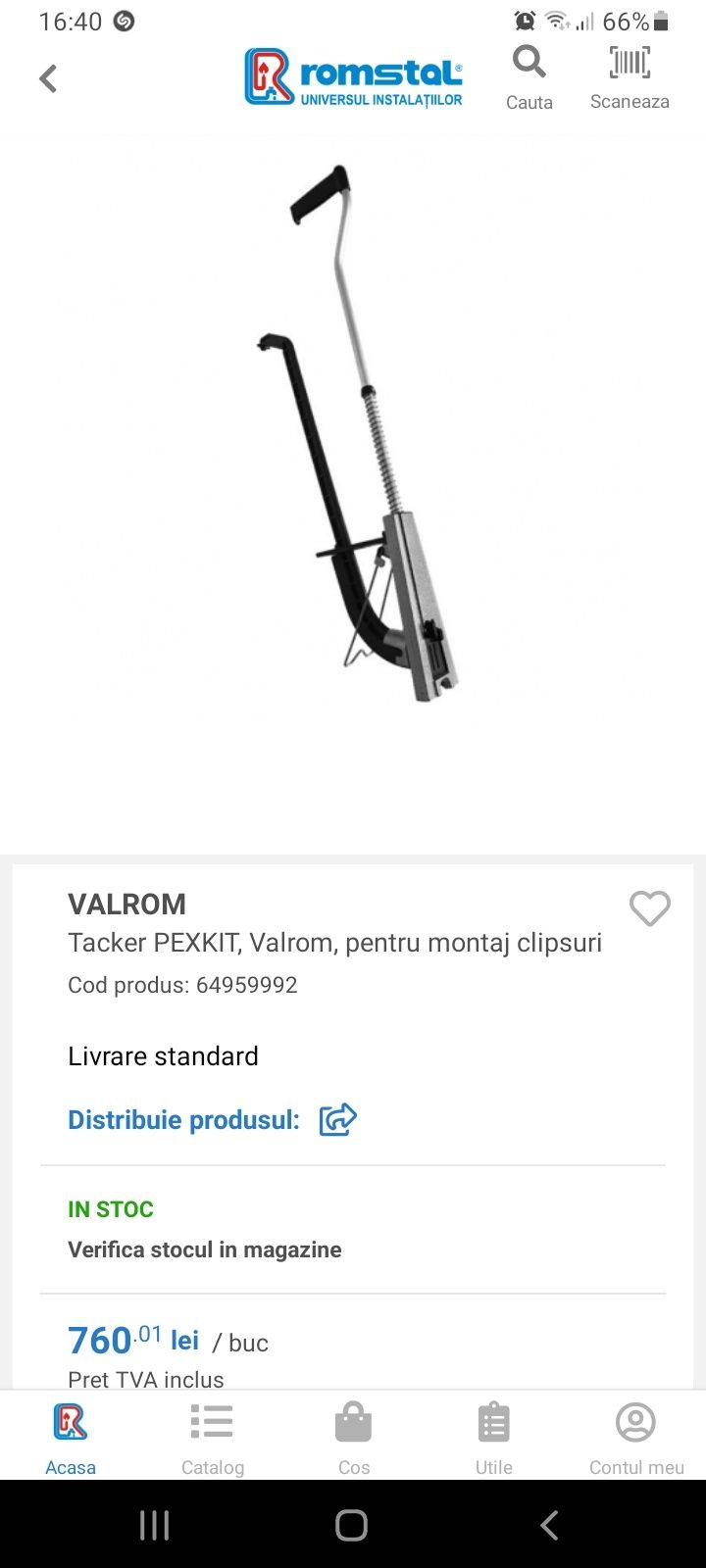 traker PEXKIT Valrom.pentru .,montaj .,clipsuri. Nou. ,in .,cutie.