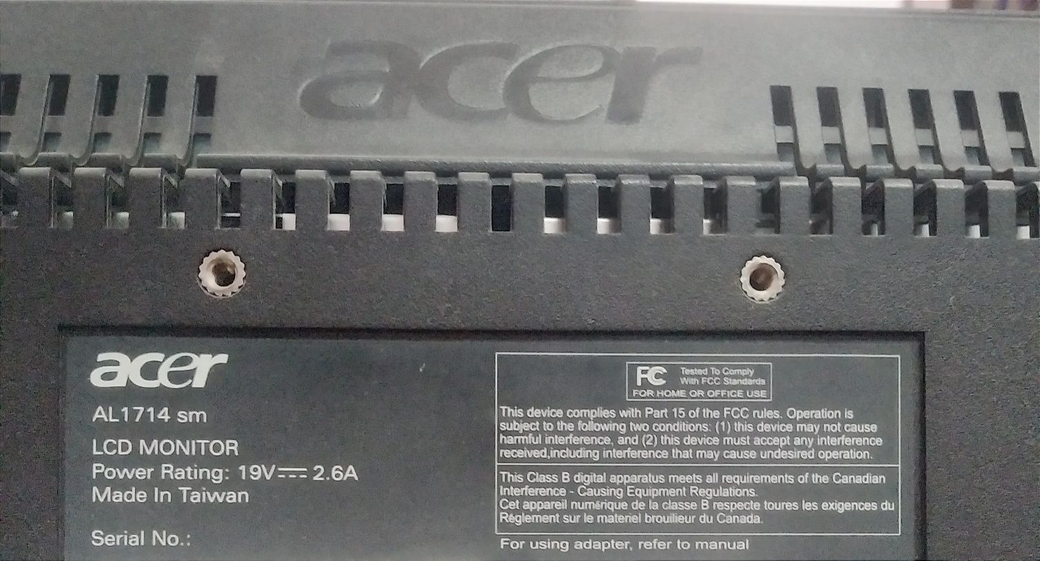 Acer monitor sotiladi