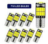 Set 10 becuri auto led T10 W5W 12V pozitii, numar, interior, portbagaj