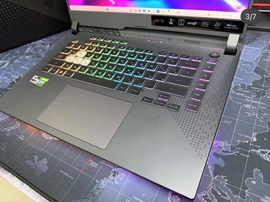 Ноутбук Asus ROG Strix G15 - Ryzen 7-6800H/2K/RTX3080/1TB/16GB