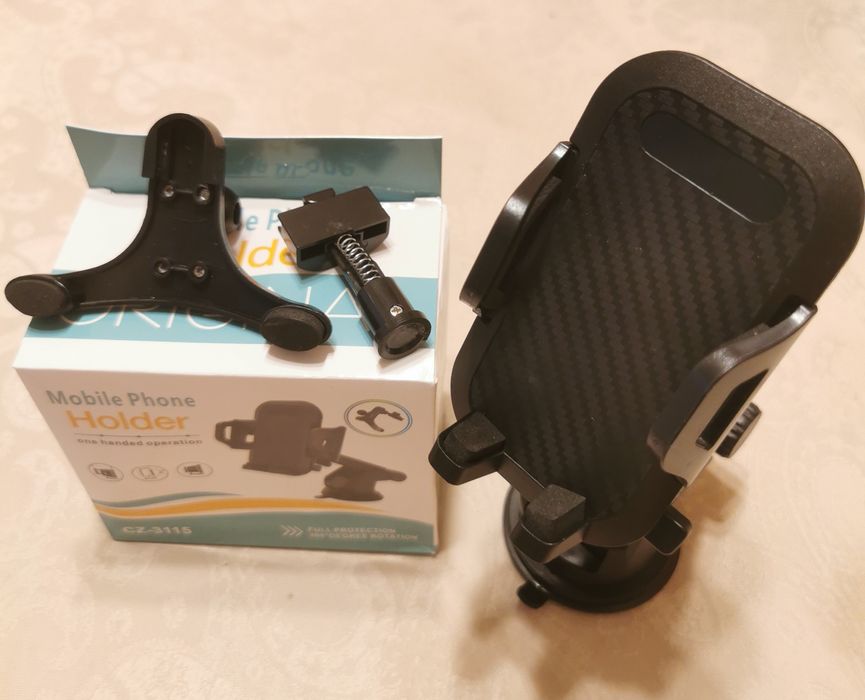 Качествена стойка за телефон-универсална.  (поставка) за кола