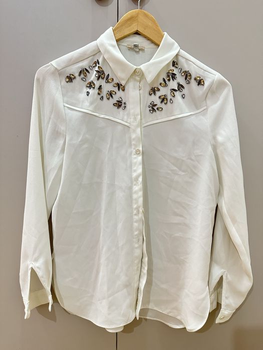 Блузка/ рубашка со стразами