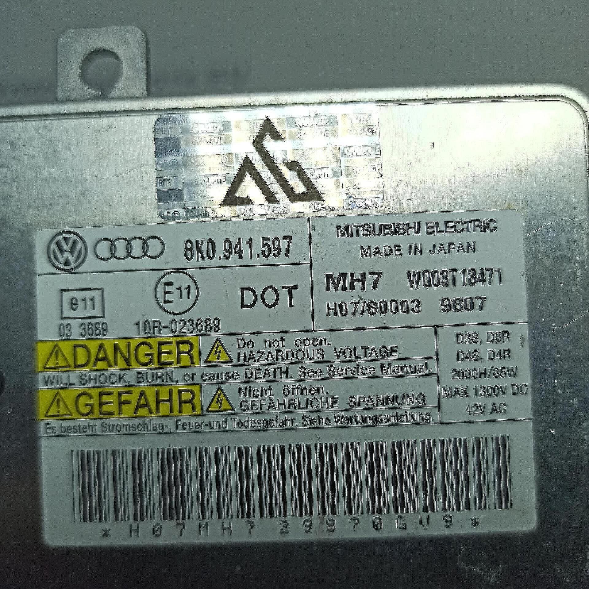 Баласт xenon d3s за audi, vw, porsche - 8k0941597