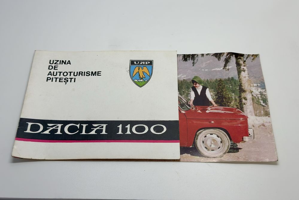 Brosura Perioada Comunista Dacia 1100 1969 Deosebita Rar Uzina Pitesti