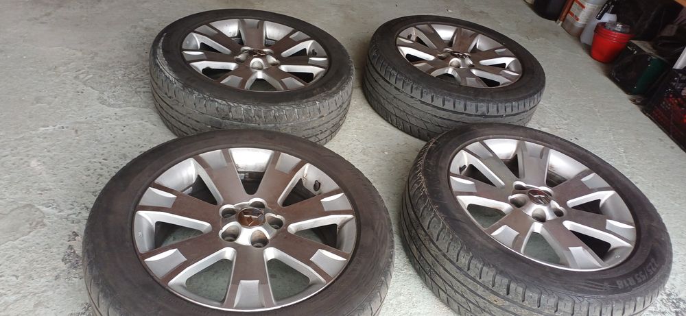 Roți/ jenți/ Alu /225/55/18 Outlander de vară  folosite 4 buc