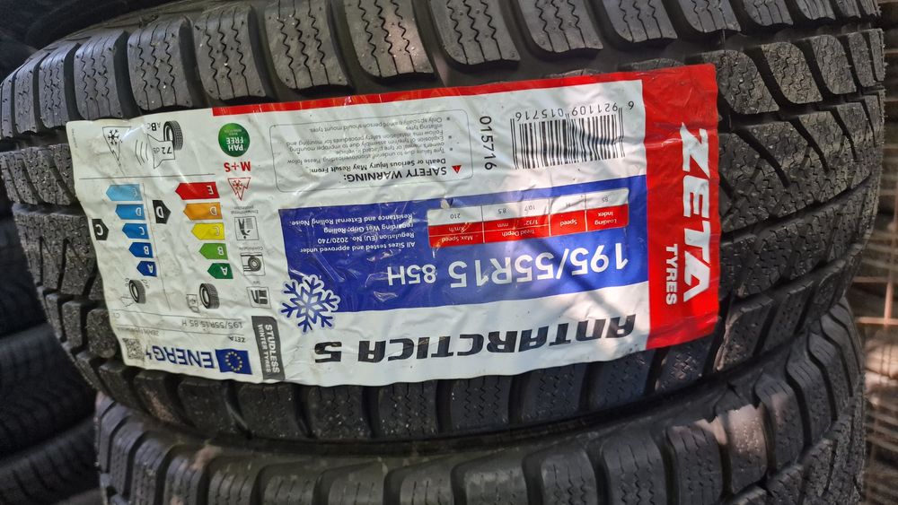 195 55 15 Zeta 4 anvelope iarna noi