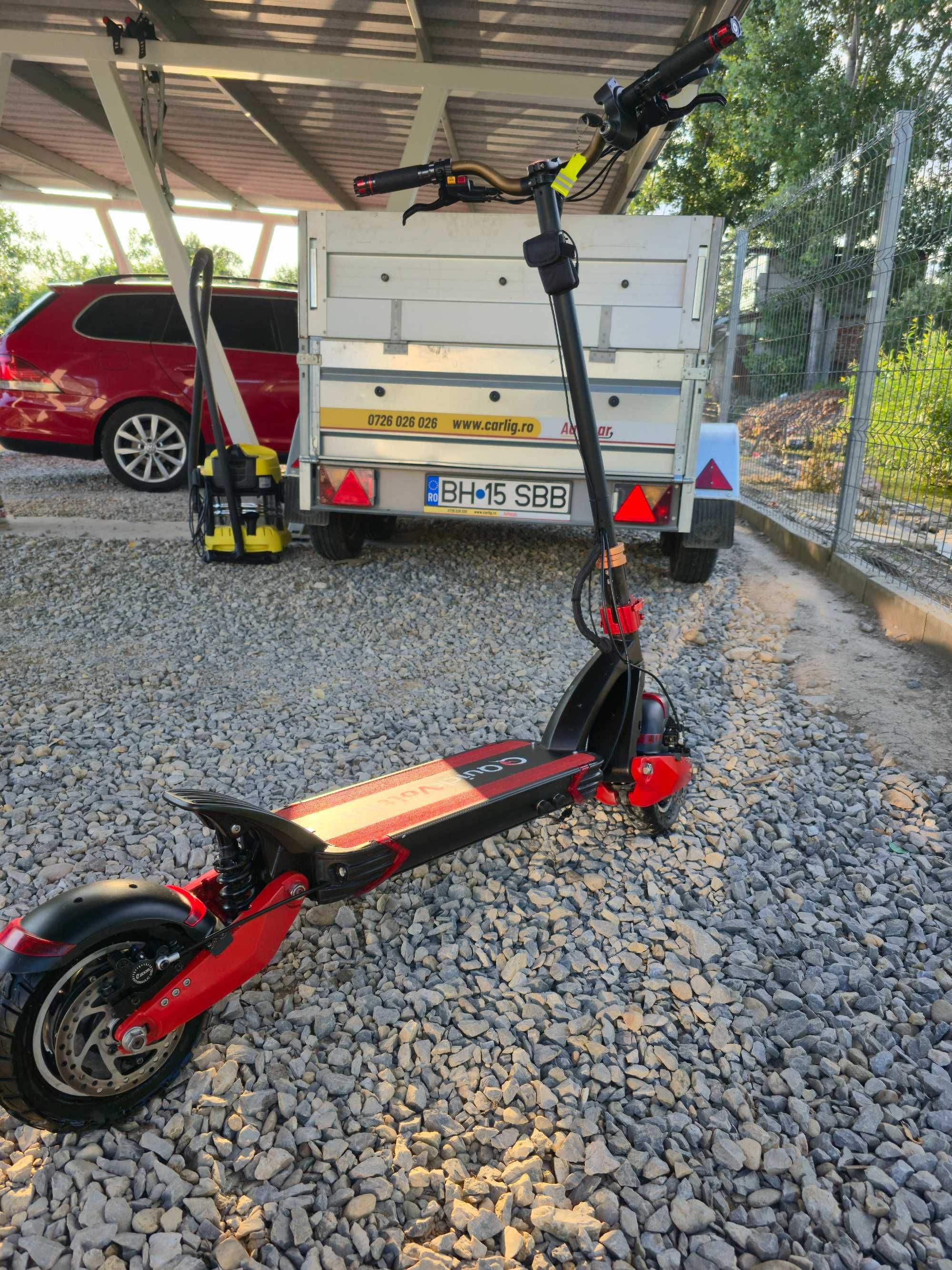 Trotineta electrica 2 motoare kuikvolt 10x