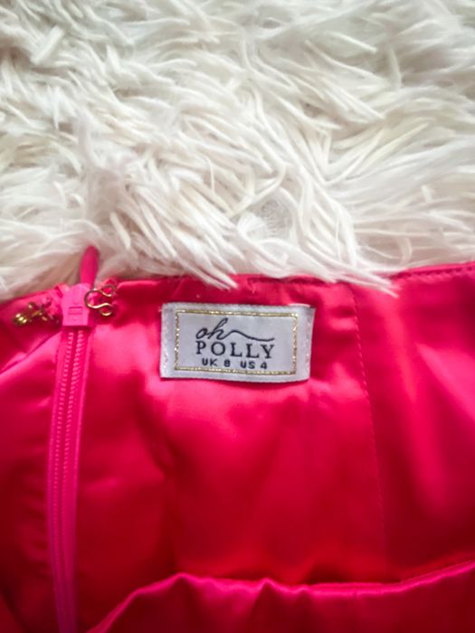 Fusta roz din satin, Oh Polly, XS-S