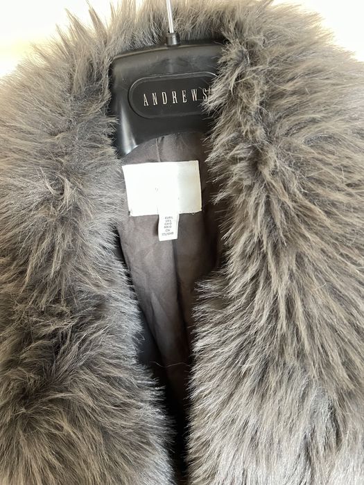 Палто еко косъм H&M