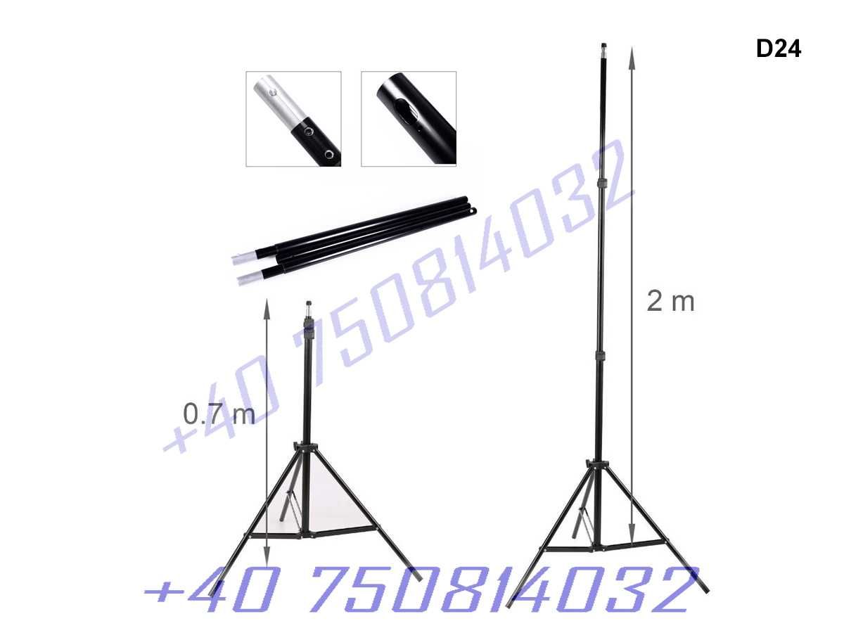 Set Suport Cadru Fundal Studio Stand Telescopic 2x2m