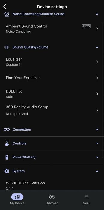 Sony WF-1000XM3 Bluetooth Слушалки с нови батерии