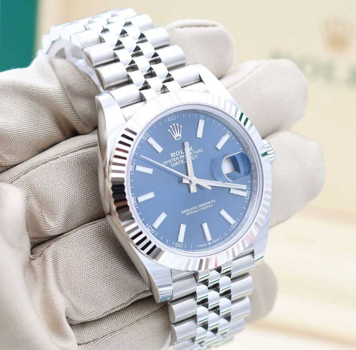 Rolex Datejust 41mm Blue Dial Jubilee