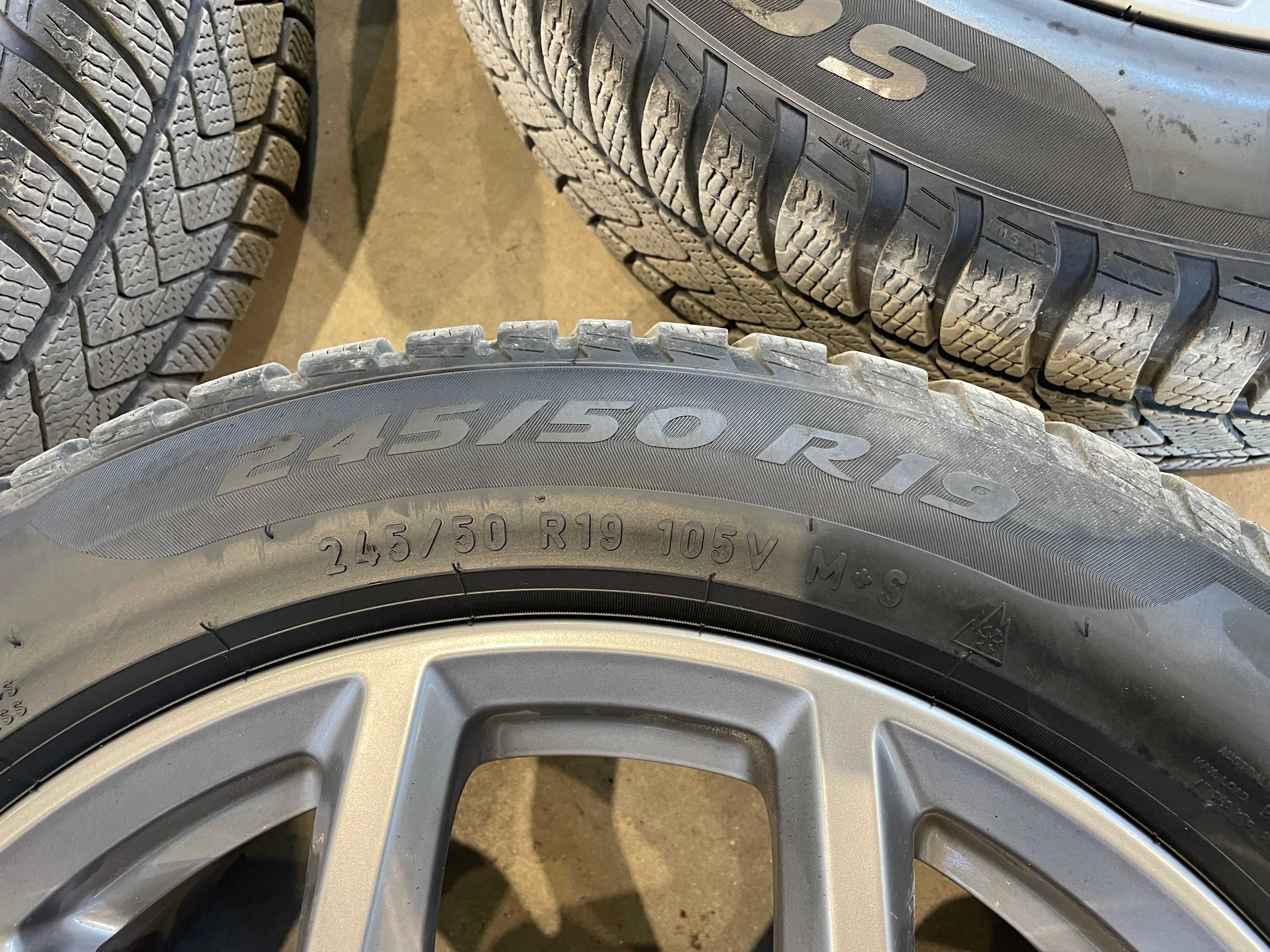 зимни гуми Pirelli с джанти 245/50 R19 за Х3 и Х4 от Г серия 1/2Jx19H2
