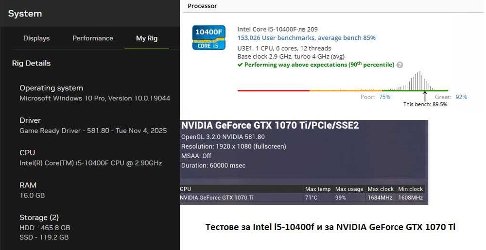 Мощен Геймърски PC / Компютър