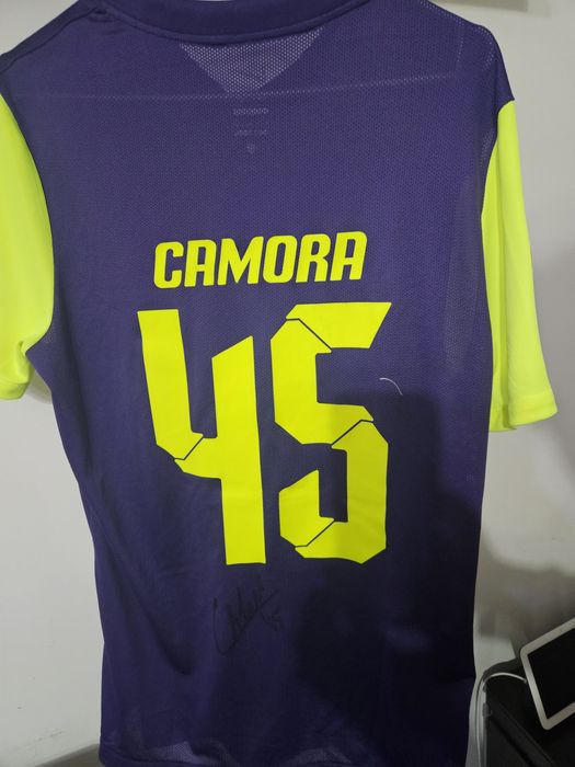 Mario Camora CFR Cluj tricou de joc cu autograf