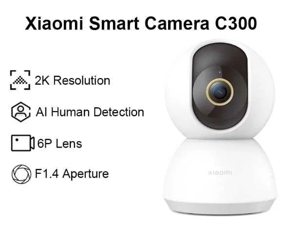 Xiaomi MI C300 Smart camera поворотная WiFi мини камера видео няня Cam