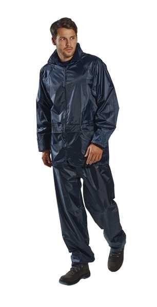 Costum de ploaie Classic, compus din pantaloni si jacheta impermeabila