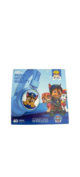 Детски безжични светещи слушалки Пес патрул