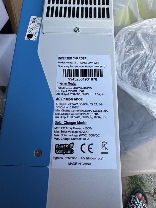 Invertor solar hibrid de 4500w nou