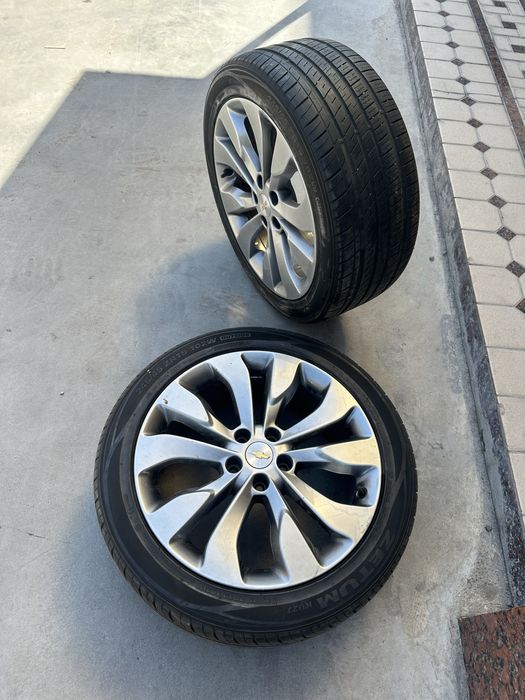 Диски + покрышки срочно malibu / tracker / captiva