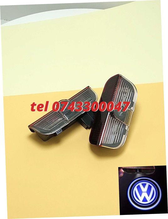 Set Proiectoare Portiere Led Logo Holograma Vw Sharan Tiguan Passat