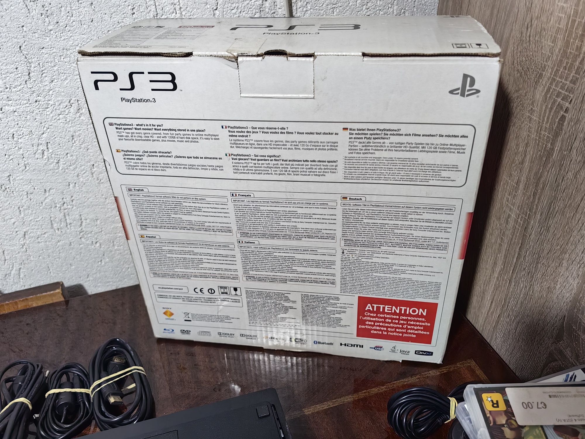 Playstation 3 slim model 2004A + кутия