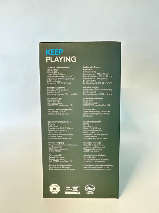 Logitech G733 LIGHTSPEED Wireless RGB Gaming Headset BLACK