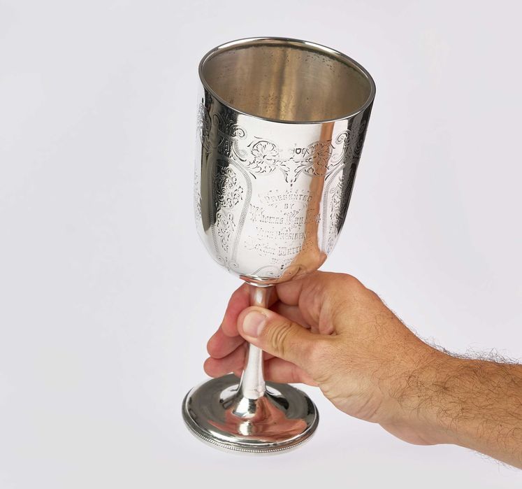 Pocal mare din argint 925 Londra an 1896-900 ml- argint.ro