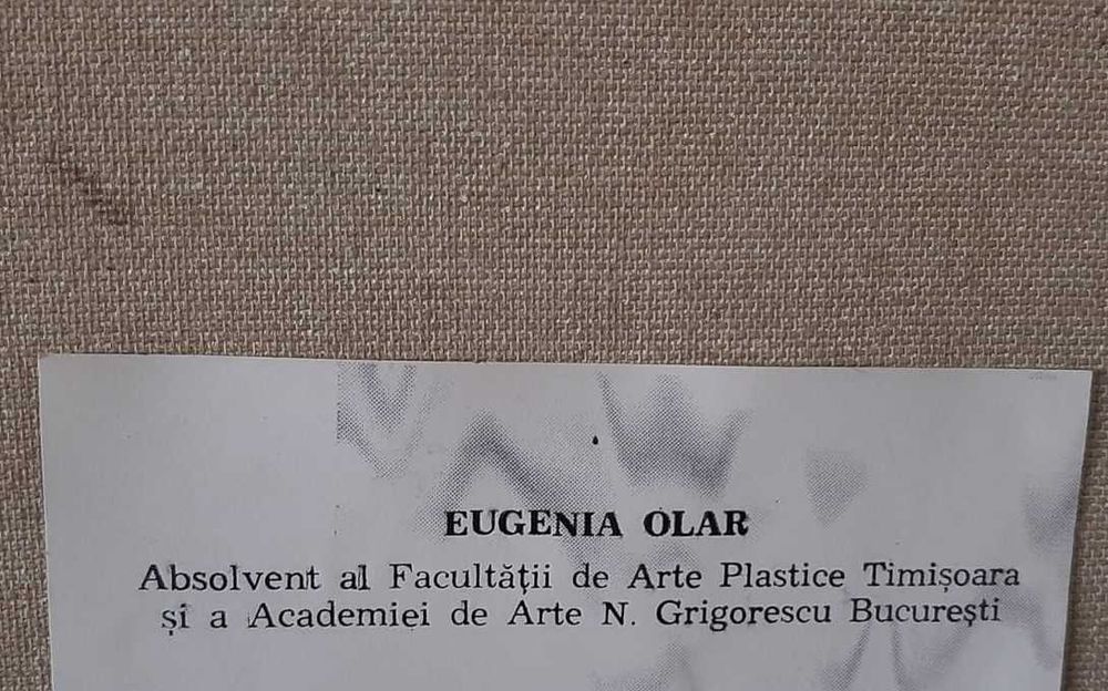 pictură artist român Eugenia Olar, inspirație Klimt