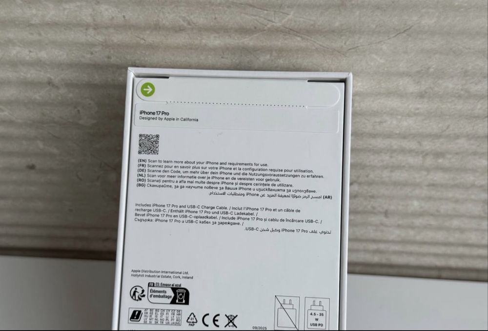 Iphone 17 Pro - 256 GB Memorie - NOU